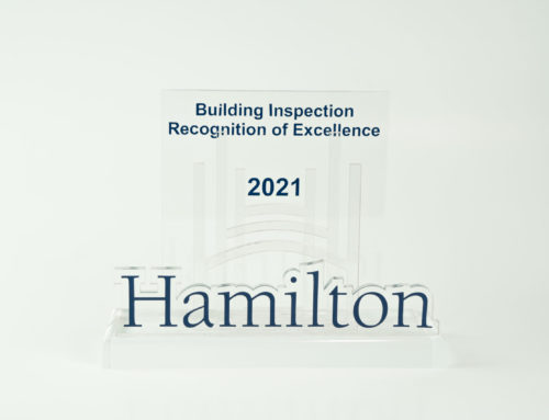 New Horizon Awarded with the City of Hamilton Building Inspection Recognition of Excellence