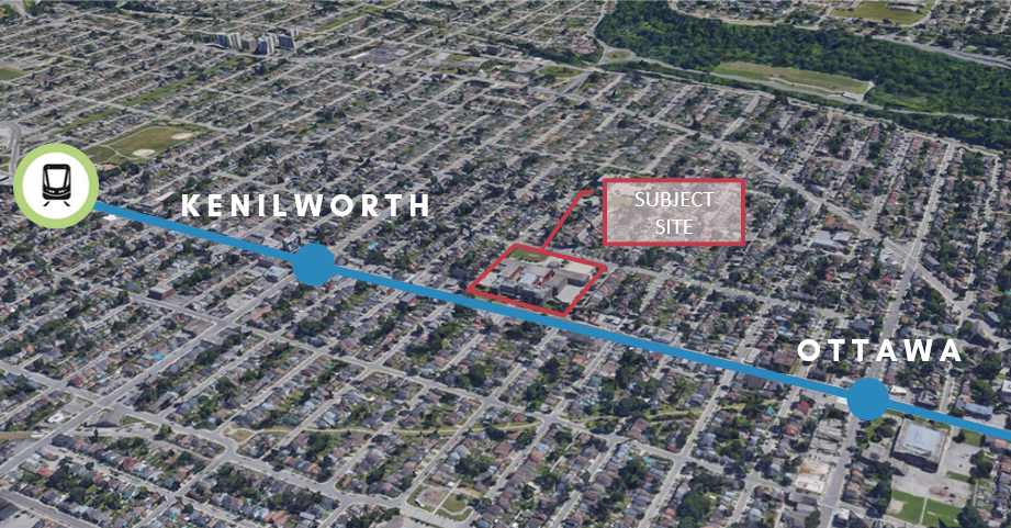 Delta Map with LRT Lines